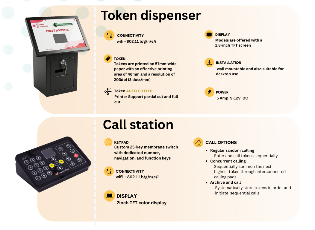 Token kiosk, dispenser and thermal printer hardware